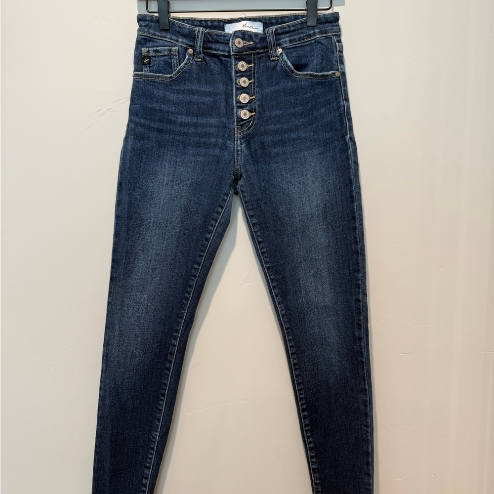 KanCan Dark Blue High Rise Women's Jeans